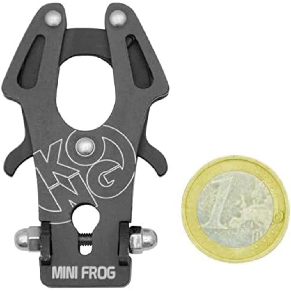 Kong. Mini Frog Original Small Carabiner with Automatic Closing Lightweight Carabiner Ideal for Leash, Camera, Longe Tool Holder. Made in Italy. Weight 20 g