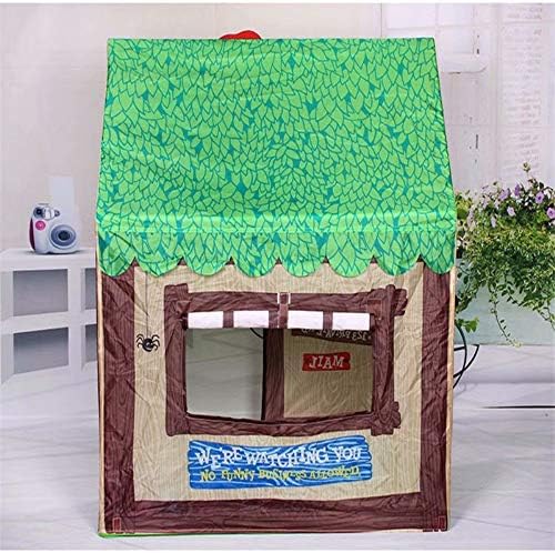 Ungfu Mall 30 Inches Kids Tent Children Game Room Boys Girls Castle Cubby Play House Cottage Toys