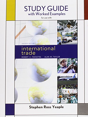 Study Guide for International Trade