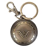 Superman V Batman Wonder Woman Shield Pewter Key Ring