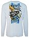 Lower Latitudes Mens Fishing T-Shirt Beach Cooling Performance UPF 30 Long Sleeve
