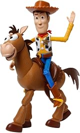 Mattel Toy Story 4 Woody and Bullseye Figures Disney Pixar Brand New view 4
