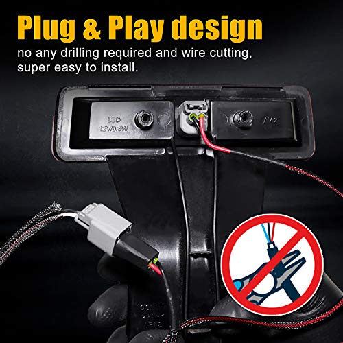 2 Spare+Brake+Light+Wrangler+2007+2017