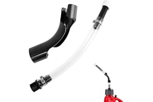 AMZAUTO VP Fuel Jug Hose, Tank Nozzle for VP Racing Fuel Jug 3/5.5 Gallon Gas Can, Gas Can Spout Replacement with 45 Degrees Hose Bender