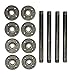 Industrial Pipe Table Legs ◈ 10 Inch - 4 Pack ◈ Perfect For: Coffee Tables, Metal Table Legs, Side Table, Bench, Shelf, Night Stand - Industrial Quality ◈ Flange, 3/4 Inch ◈ Hairpin Legs
