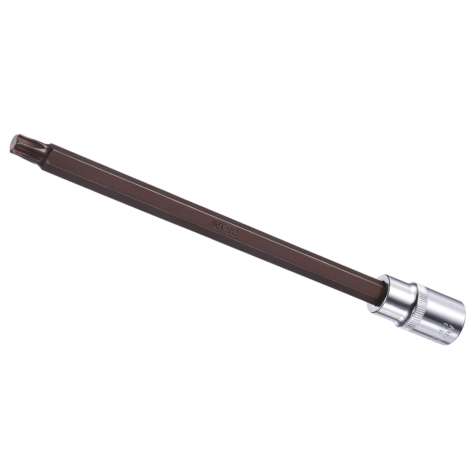 Kozelo Torx Bit Socket - [1/2" Drive x T50 Bit] Chamfered Design Greater Torque Long Driver Torx Bit for Automotive Machinery Repair Hand Use|CR-V, S2 Steel