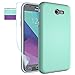 NiuBox Galaxy J7 V 2017 Case,Galaxy J7 Perx Case,Galaxy J7 Prime / J7 Sky Pro/Halo Case with Screen Protector, Armor Shock Absorption Protective Phone Case for Samsung Galaxy J7V 2017-Turquoise