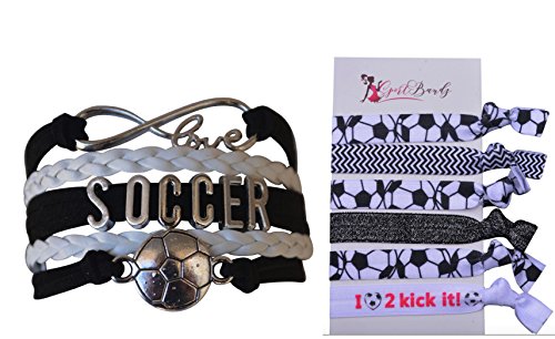 Infinity Collection Soccer Gift Set Soccer Bracelet And Soccer