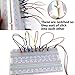 Haraqi 3 Pack Solderless Plug in Breadboard with 3 Pack Jumper Wires, 830 Tie-Point, 4 Power Rails, Multicolor, Compatible with Any Electronic Devices or Components with Standard Pin Connections