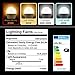 E12 LED Bulb 60W Equivalent - Albrillo 6W LED Candelabra Bulb, Warm White 2700K Decorative G14 Globe Light Bulbs for Ceiling Fan, Non Dimmable 4 Pack