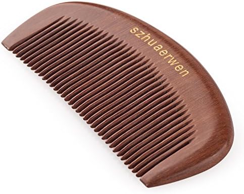 Huaerwen,Comb, comb, hair comb, natural wooden comb, household, thickened, anti-static, hair comb