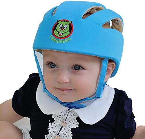 Dotbaby Toddler Adjustable Safety Helmet Headguard Protective Hat (Blue)