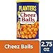 PLANTERS Cheez Balls 2.75 oz. Canister - Nostalgia Flavor Cheese Snack - Shareable Snacks for Adults & Snacks for Kids - Bulk Snacks - Great Movie Snacks & Game Day Snacks - Kosher