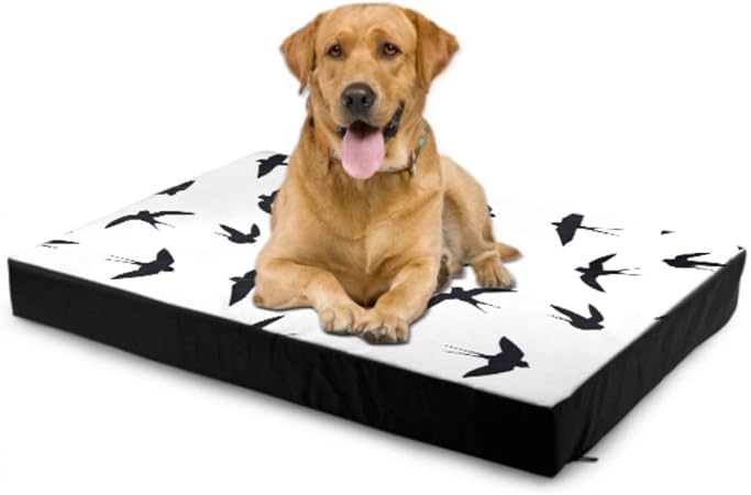 black dog mat