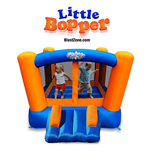 Blast Zone Little Bopper - Inflatable Bounce House with Blower - Indoor/Outdoor - Portable - Sets Up in Seconds
