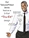 Luxe Microfiber Men’s Fitted Spread Collar Dress Shirt - Style Jesse