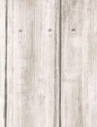 Andrew Martin International - Timber White Wallpaper