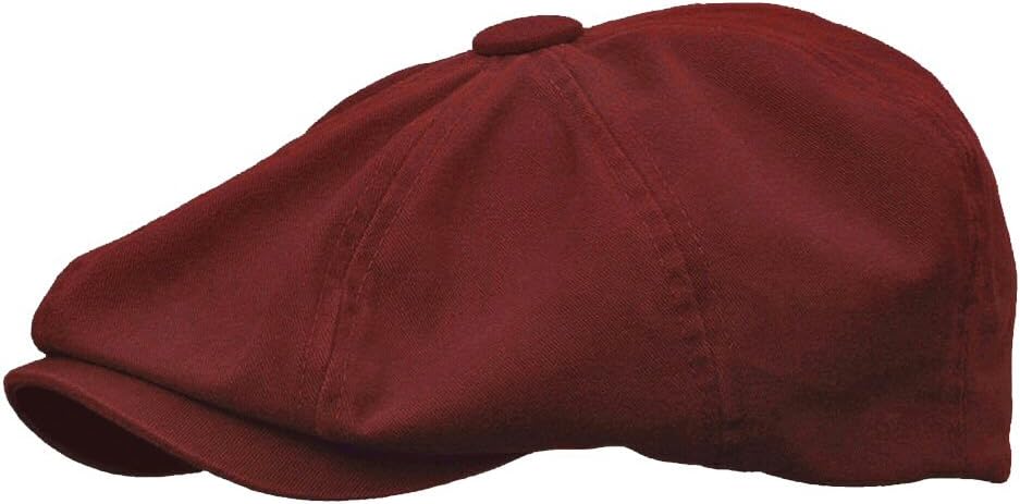 Rooster Washed Cotton Newsboy Gatsby Ivy Cap Golf Cabbie Driving Hat