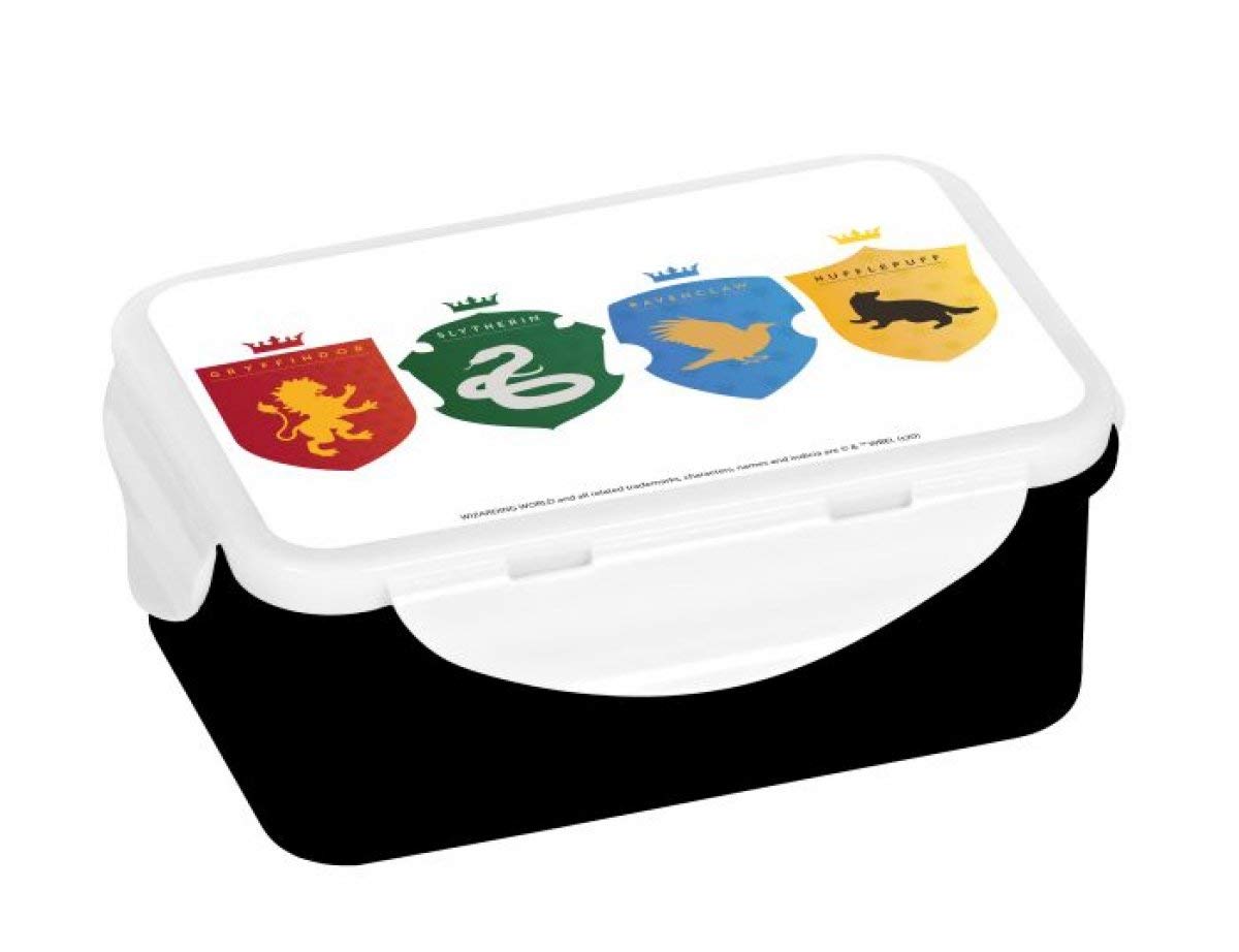 GEDA LABELS GmbH Lunch box, polypropylene, black, 16 x 10.5 x 6.5 cm