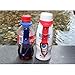 5 Pack Silicone Water Bottle Holder Hook W/Key Ring - Hanging Buckle Mineral Water Bottle Clip Drink Holder Buckle for Outdoor Camping Hiking Traveling