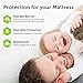 BROOKSIDE Soft Jersey Mattress Protector, Waterproof and Dust Mite Proof, Twin