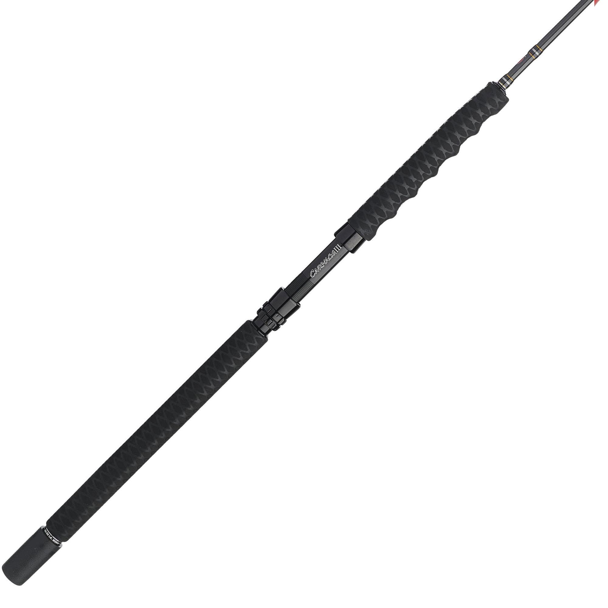 Photo 1 of Penn Carnage III Boat Spinning Fishing Rod, Silver/Black/Gold, 7' - Medium Light - 20-40lb - 1pc