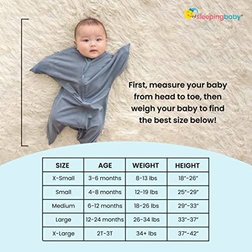Sleeping Baby ZipadeeZip Cotton Transition Swaddle Blanket Baby
