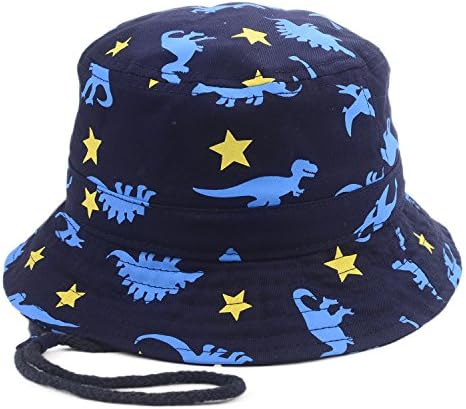 Zelta Kid Bucket Hat Sun Protection Adjust Drawstring Strap
