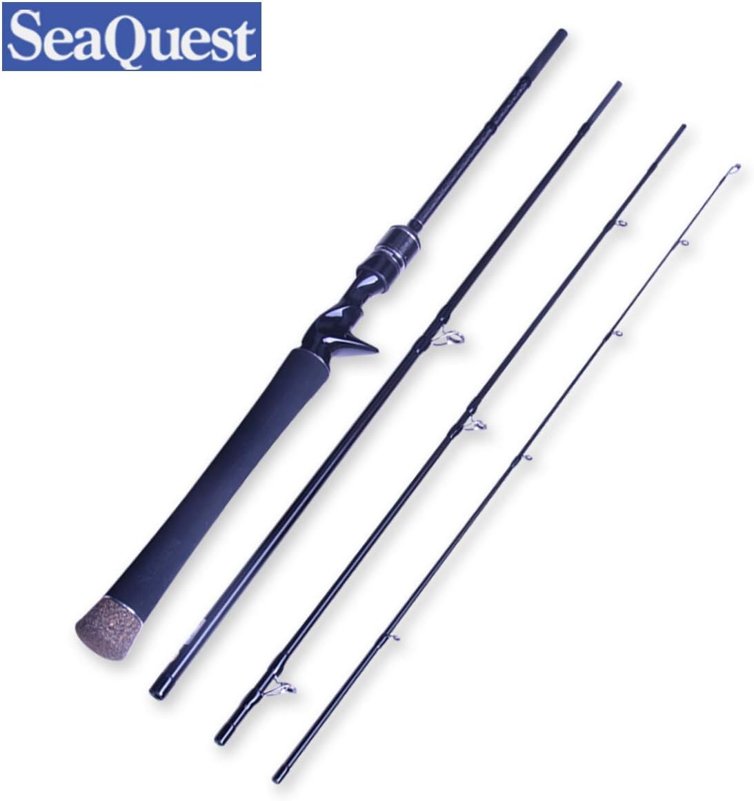 Seaquest 6'10" 4PC Travel Porable Casting Spining Fishing Rod 30-ton Carbon Fiber Blanks chunyi C610M S610ML