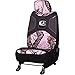 LA Auto Gear Mossy Oak Infinity Pink Camo Print Car Truck SUV Universal-Fit Seat Airbag Compatible Low Back Bucket Seat Covers with Head Rest Covers - Pair