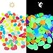 CFKJ [1000 Pcs 5lb] Glow in The Dark Stones,Fish Tank Aquarium Decoration Gravel Rocks,Garden Glowing Pebbles Luminous Stones for Outdoor,Yard Grass,Walkway,Backyard Driveway Décor