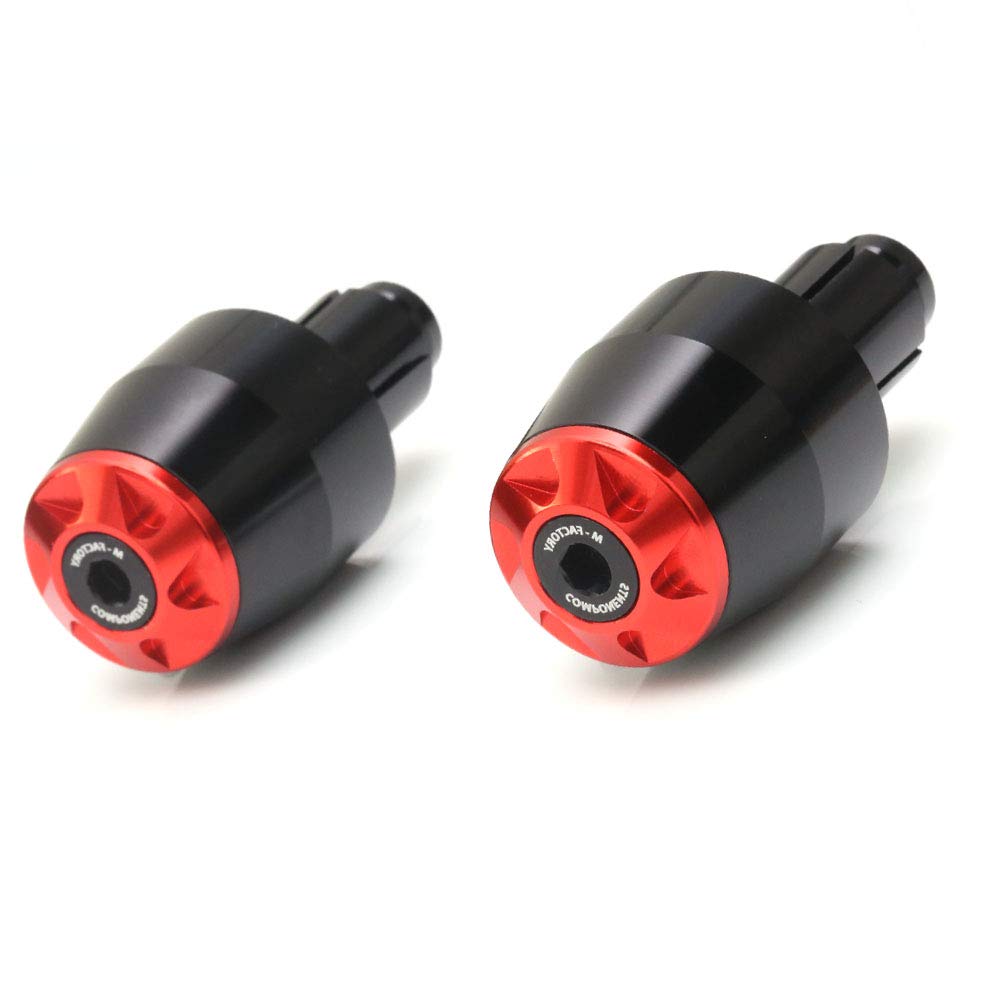Toka Red CNC Handlebar Bar Ends Sliders Fit Kawasaki ZX 600 Ninja ZX6 94-03 ZZR600 ZZR1200 ZZR1100 ZX-9R