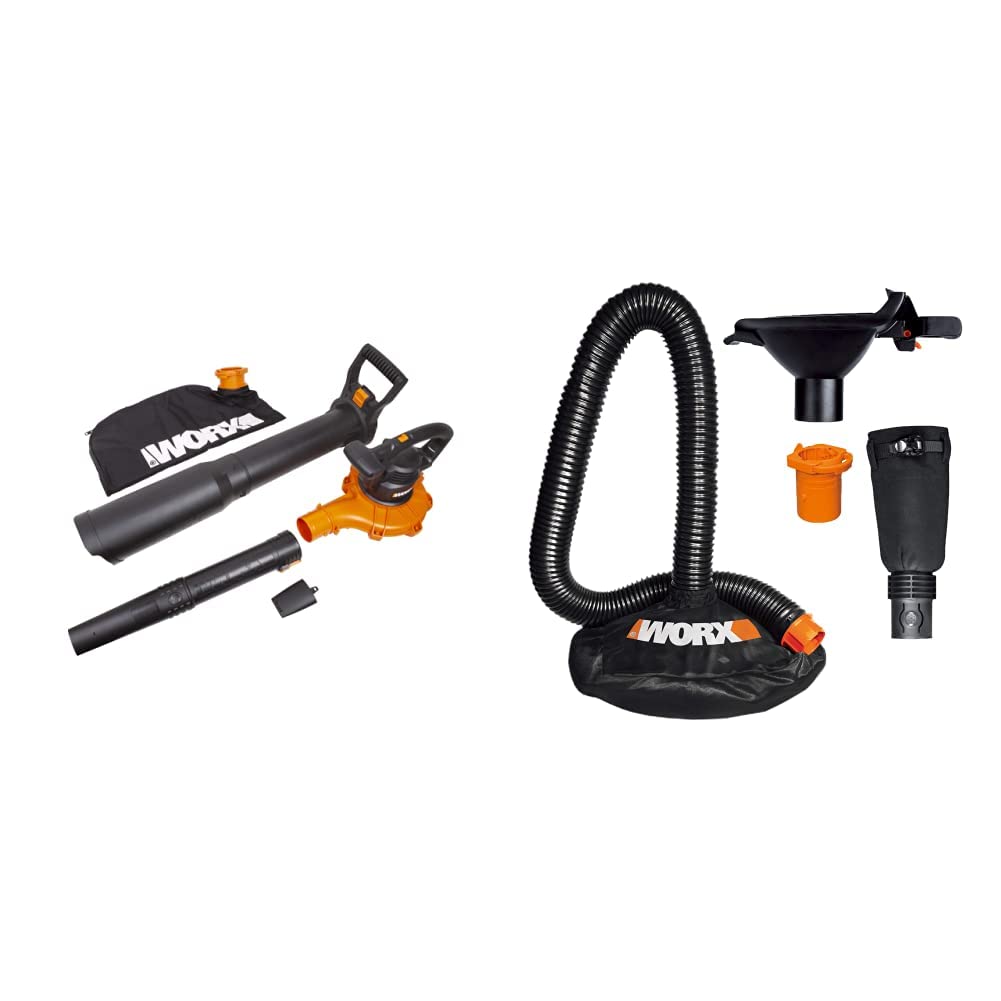 WORX WG518 Electric Leaf Blower/Mulcher/Vac (12 Amp) and WORX