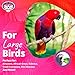 Super Bird Creations SB325 Colorful Cotton Bungee Rope Bird Toy with Ringing Bell, Large Size, 9/10″ x 96″thumb 2