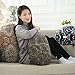 3D Cobblestone Stuffed Throw Pillow Rock Stuffing Plush Toy Play Doll Stone Filled Home Decoration Filling Cushion for Children Kid Boy Girls Boy Bedroom Playroom Bedding Bed Ladybird
