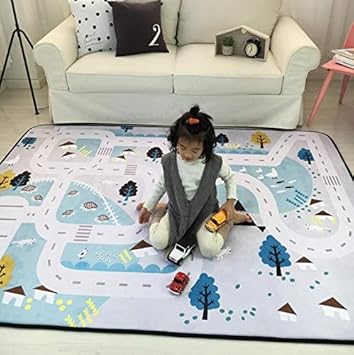 QMKJ Babymatte für den Boden Krabbeldecke groß für Kleinkinder