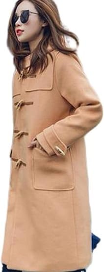 Amazon ウンセン ダッフルコート レディース 冬 ダッフル ロング コート 厚手 保温 防寒 アウター 冬服 学生 通学 通勤 コート ジャケット 通販