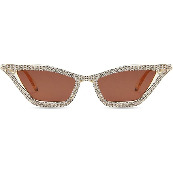 Amazon.com: willochra 2pcs 2023 Fashion Rhinestone Sunglasses