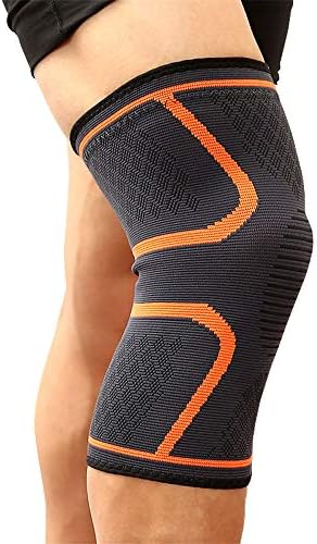 WXQQ Knee supportde Fitness Correndo Ciclismo Chaves Apoio Do Joelho Elástico de Nylon De Compressão Esporte Knee Pad Manga para Basquetebol Voleibol1 PCS
