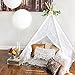Lace Teepee Tent for Kids, Boho Tent Outdoor | Indoor, White Teepee Tent for Girls, Sheer Lace Tipi Canopy for Wedding, Party, Photo Prop