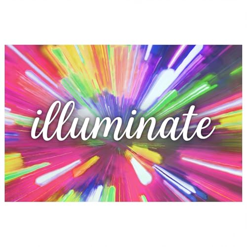Rainbow Disco Backdrop Banner