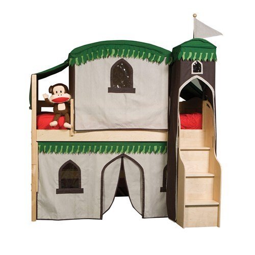 Bolton Furniture 9921200LT5TRSB Mission Low Loft Treehouse
