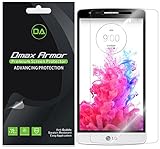 [6-Pack] Dmax Armor- LG G3 Vigor Anti-Glare & Anti-Fingerprint (Matte) Screen Protector - Lifetime Replacements Warranty- Retail Packaging