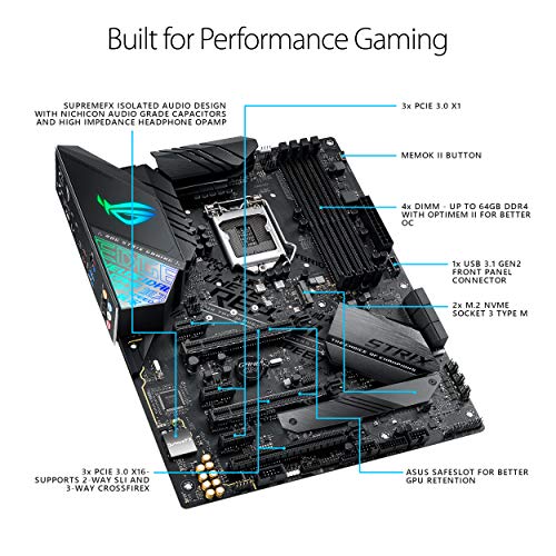 Amazon In Buy Asus Rog Strix Z390 F Gaming Motherboard Lga1151 Intel 8th And 9th Gen Atx Ddr4 Dp Hdmi M 2 Usb 3 1 Gen2 Gigabit Lan Online At Low Prices In India Asus