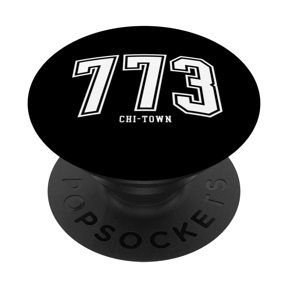 773 Chi-Town Chicago IL Classic Athletic Design PopSockets Swappable PopGrip