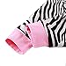 Scfcloth Newborn Baby Girls Daddy and Mommy's Miracle Romper + Pants + Hat + Headband 4pcs Zebra Outfits Set