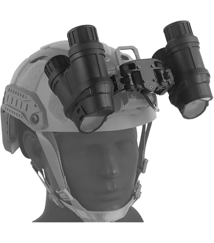 Night Vision Goggle for Cosplay Display,1:1 Ratio of The Real AN/PVS31 NVG Dummy Model No Function Binoculars Movie Props Brown : Sports & Outdoors