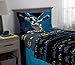 Franco Kids Bedding Comforter with Sheets and Cuddle Pillow Bedroom Set, 5 Piece Twin Size, Batman