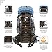 TETON Sports Outfitter 4600 Ultralight Internal Frame High-Performance Backpack for Hiking, Camping, Travel, and Outdoor Activities; 75L, Blue