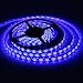 XKTTSUEERCRR Waterproof Blue LED 3528 SMD 300LED 5M 16.4Feet Flexible Light Strip 12V 2A 24W 60LED/M (Blue)
